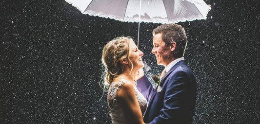 5 ways to plan ahead for rain on your wedding day