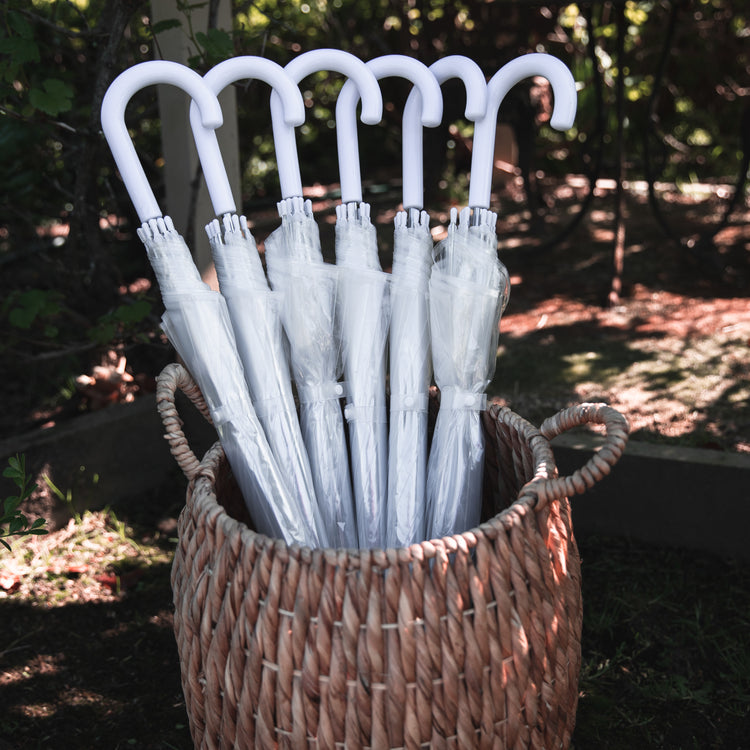 Wedding Umbrellas Clear, White and Paper Umbrellas Wedding Umbrellas Australia